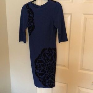 Taylor dress- blue- size 8